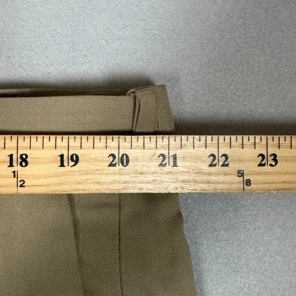 NEW Haggar Pants Mens Mens 42X29 Tan Premium Comfort Dress Classic Fit Stretch